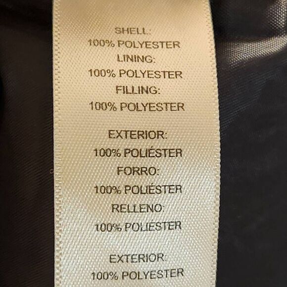 Chico's full zip vest black quilted sequin size 0 small 4 - Picture 6 of 7